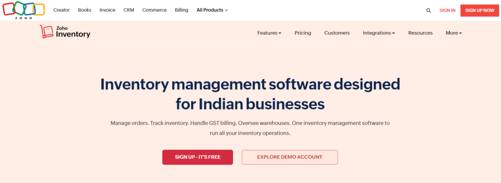 Zoho Inventory